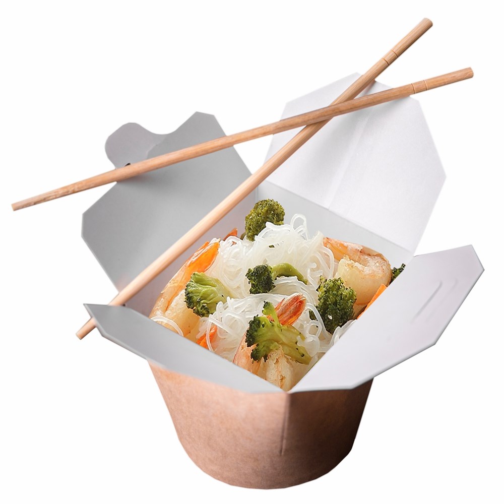 Контейнер бумажный WOK (750мл, крафт, упак. 50шт)