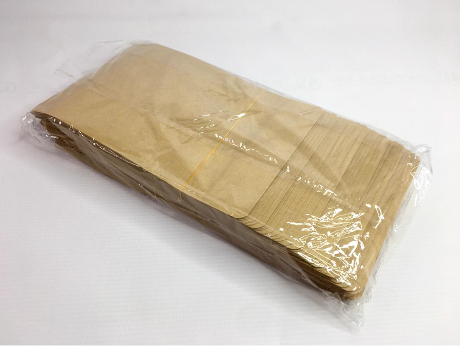 Пакет Дой-пак 160х250мм (40+40мм), бумажный крафт, без окна, с замком zip-lock