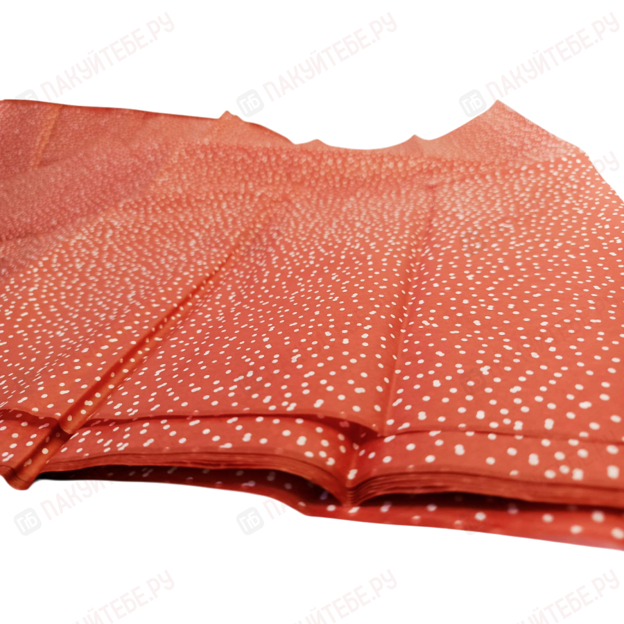 Бумага тишью 50х66см "Горошек" (10 листов) SF-5830, №1