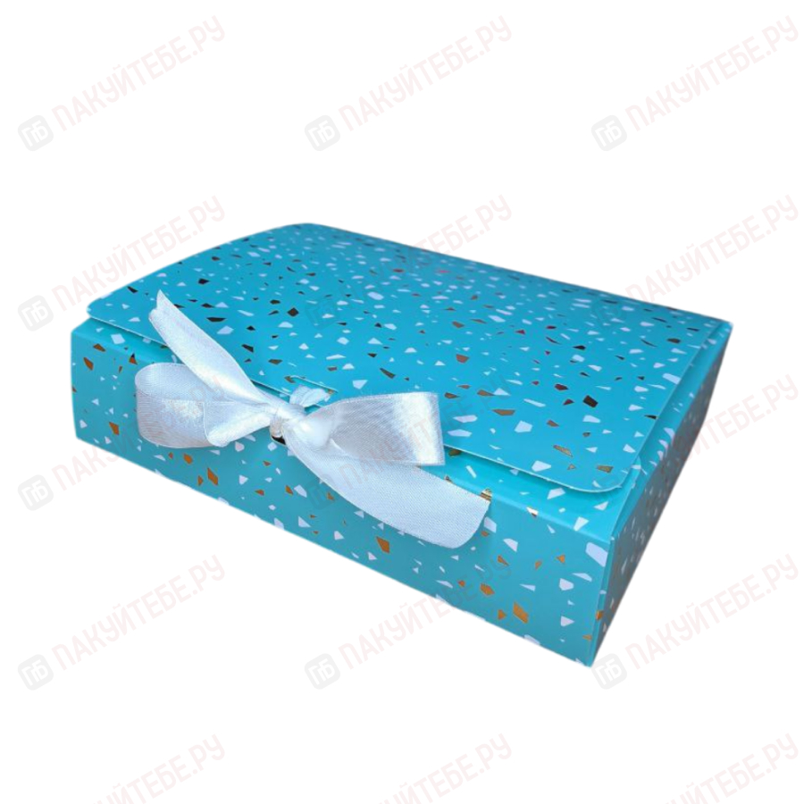 Коробка складная "Terrazzo" 22х18х5см, с лентой