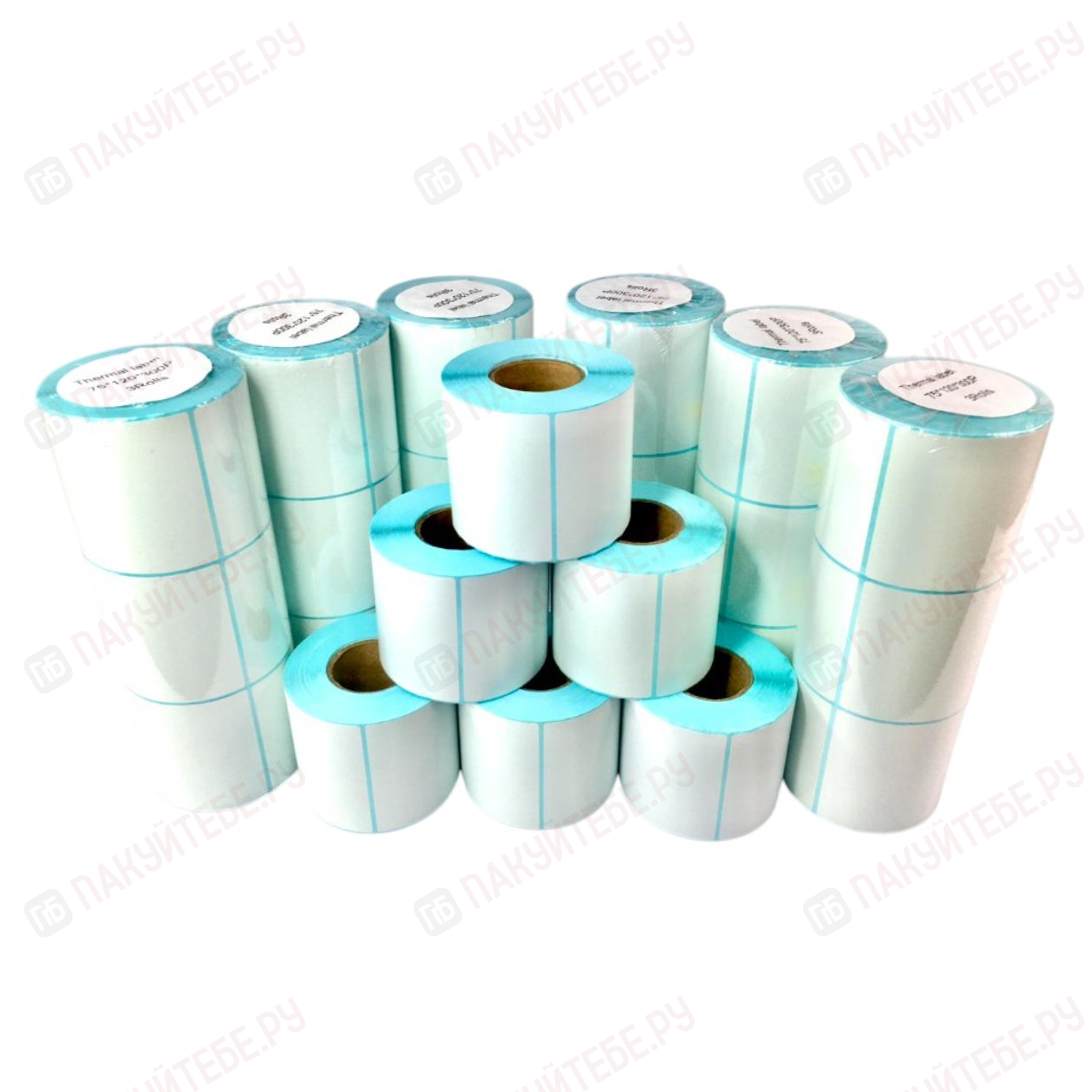 Термоэтикетка ТОП 75х120/40 - 300 шт. (blu)
