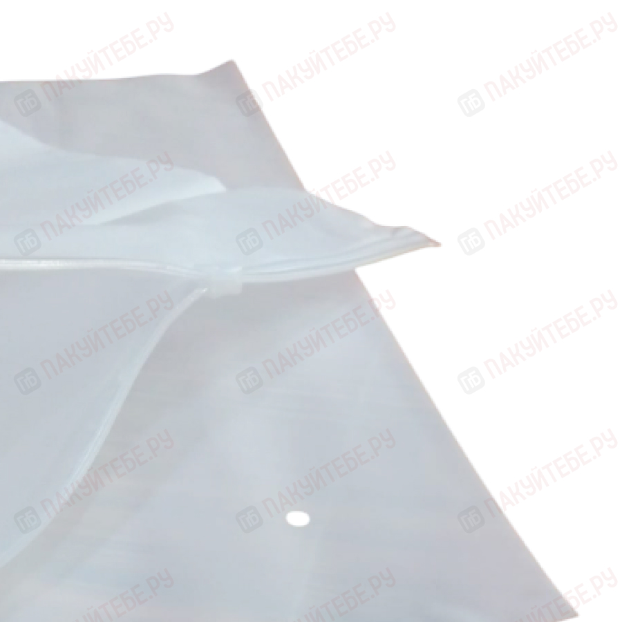 Пакет слайдер 40х50 см (EVA, матовый, 80мкм)