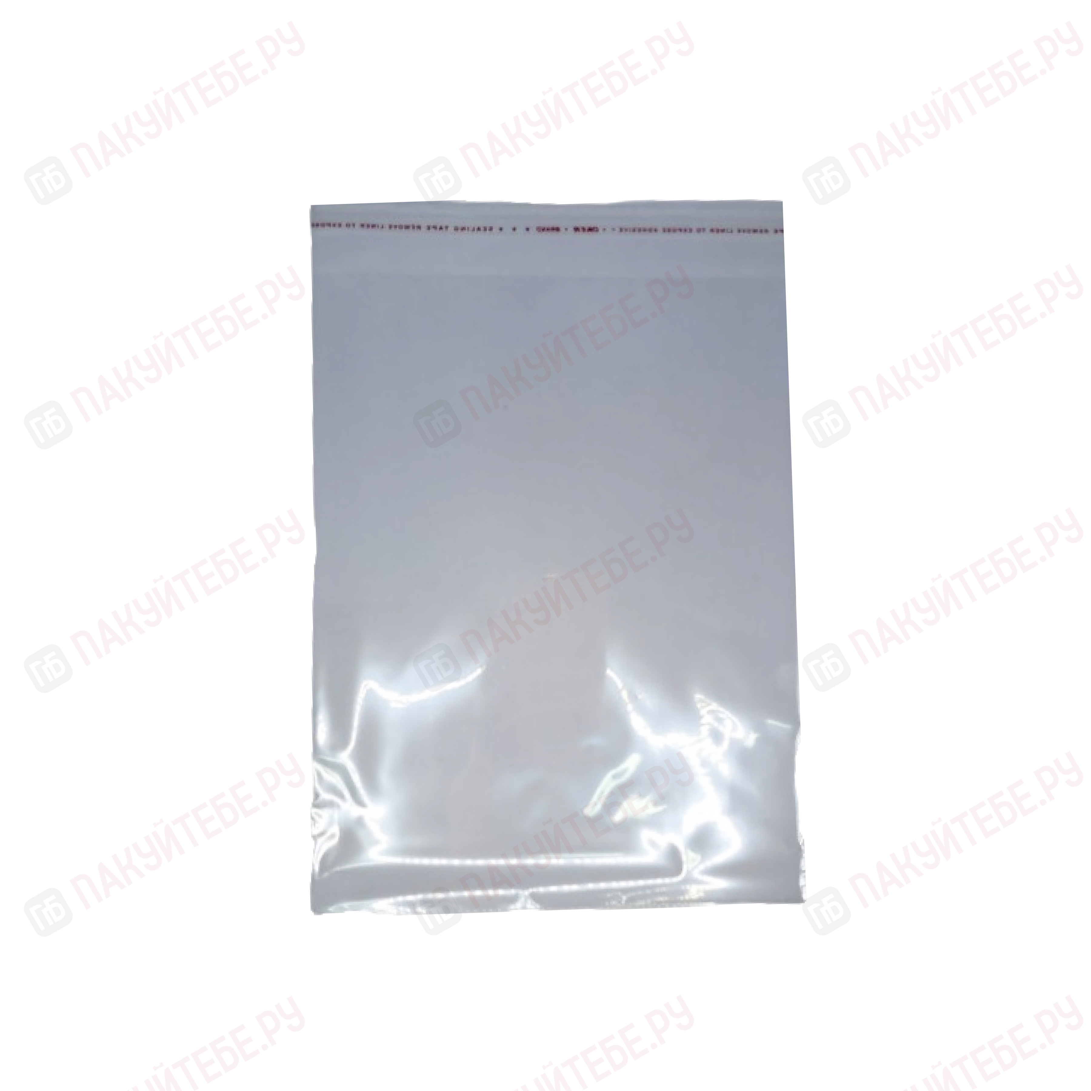 Пакет БОПП, ПП (25мкм), 200х260+30мм