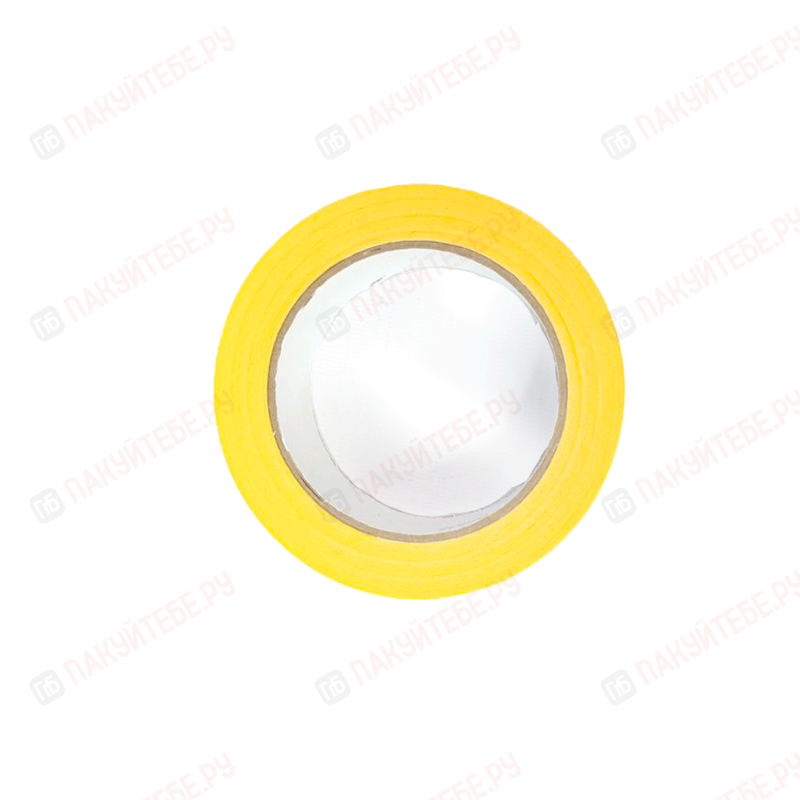 Малярная лента 30мм х 40м (желтая, термостойкая)