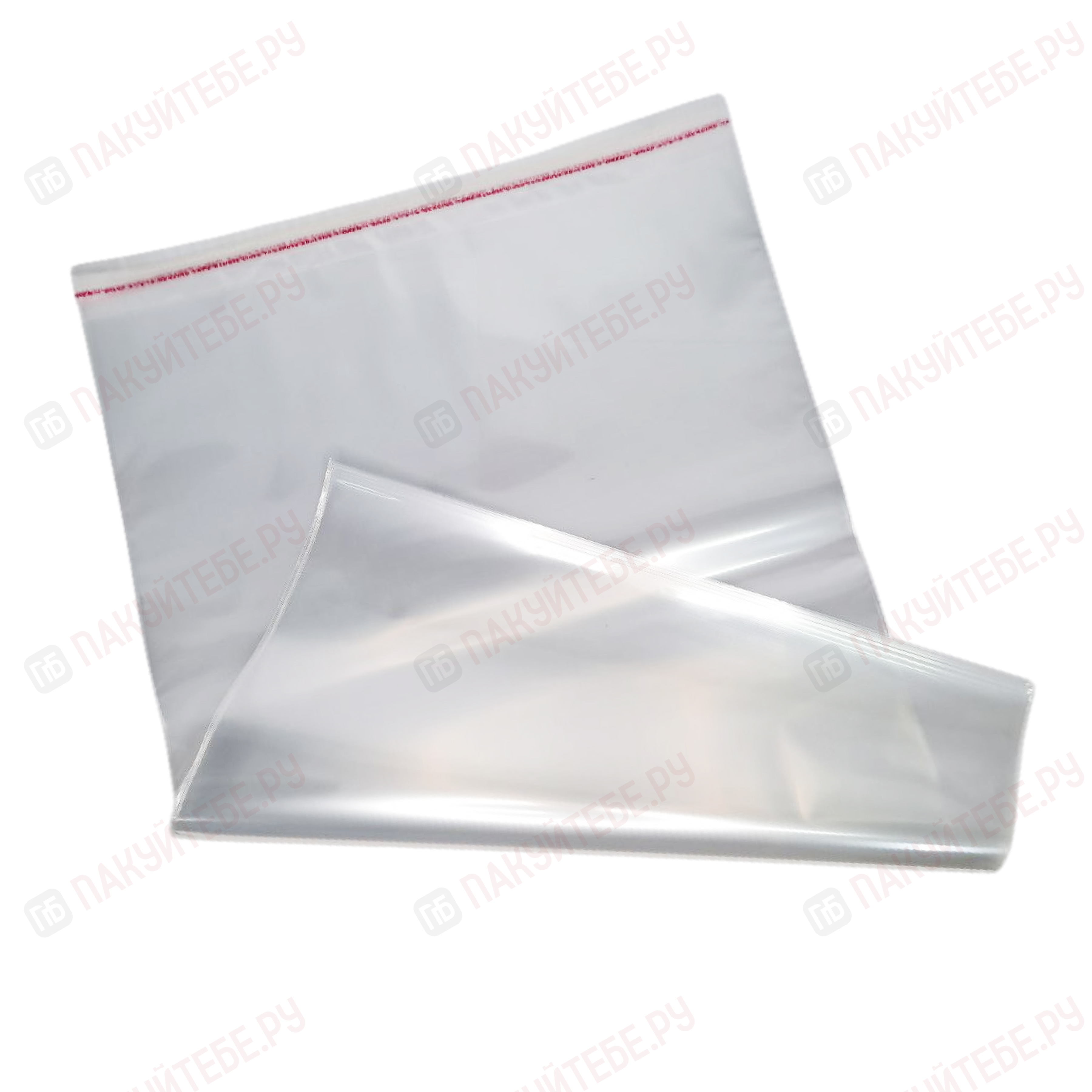 Пакет БОПП, ПП (25мкм), 350х480+30мм