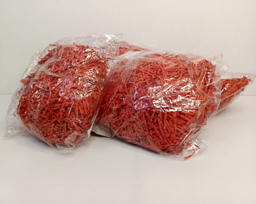 Наполнитель бумажный (красный), 100гр