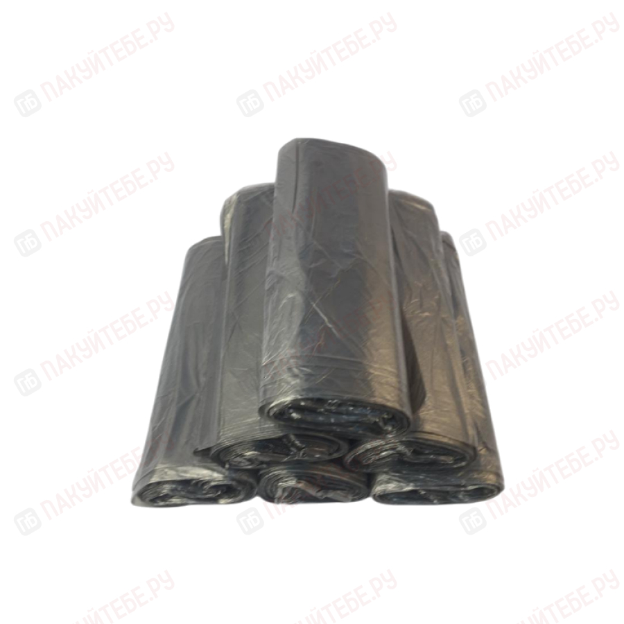 Пакеты для мусора (ПНД), 30л/20шт (7мкм, черный)