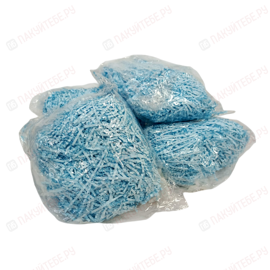 Наполнитель бумажный (голубой), 100гр