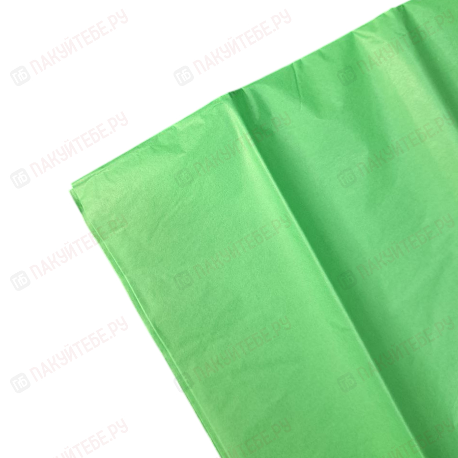 Бумага тишью 50х66см (10 листов) SF-914, зеленый №360
