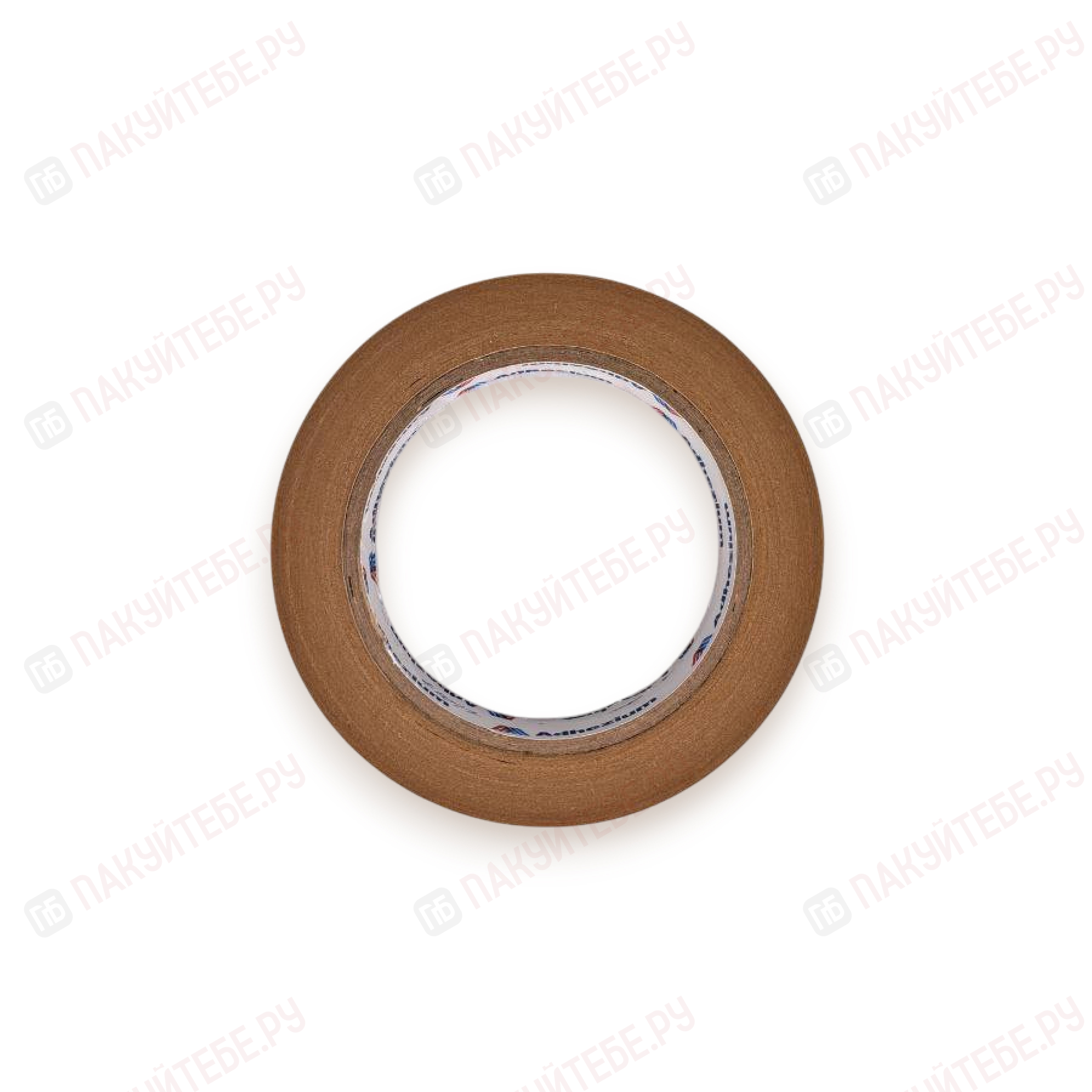 Малярная лента 19мм х 40м (коричневая, термостойкая)