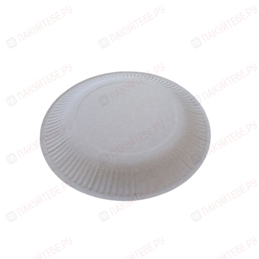 Тарелка картонная 210мм (красная, упак. 50шт)