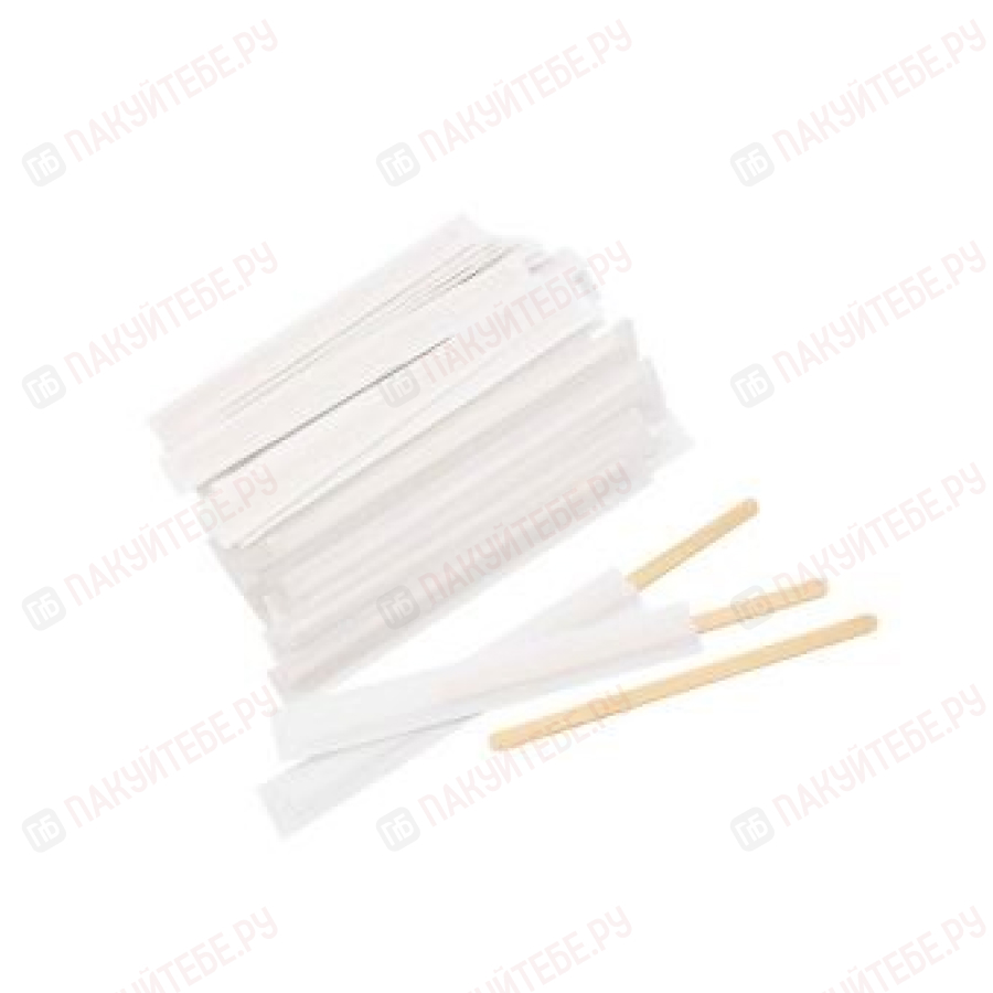 Размешиватель 14см (дерево, в инд.упаковке, 250шт)