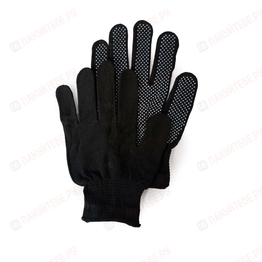 Перчатки нейлоновые в ПВХ, микроточка