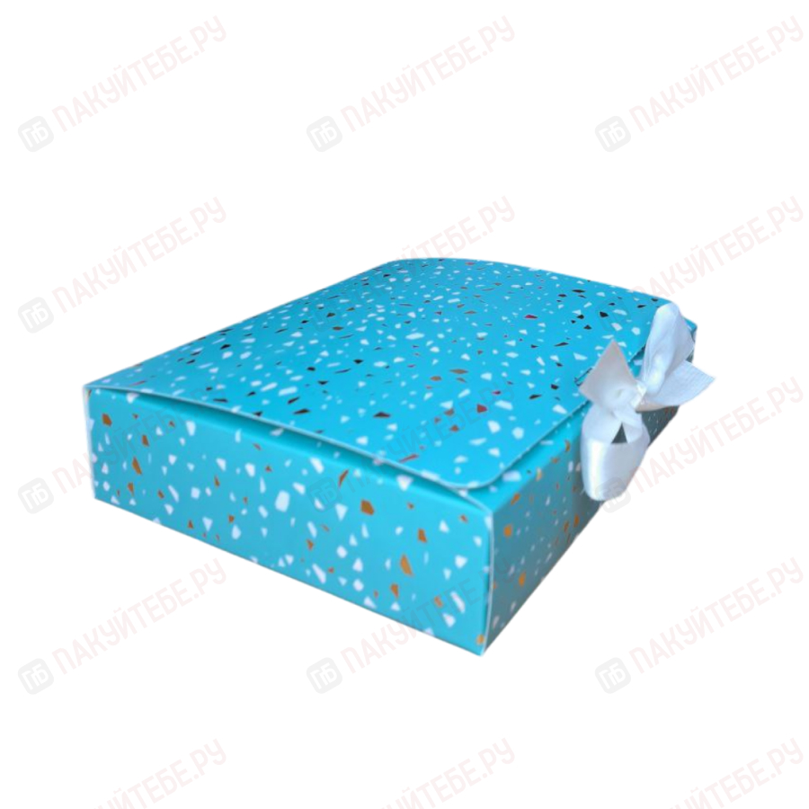 Коробка складная "Terrazzo" 22х18х5см, с лентой
