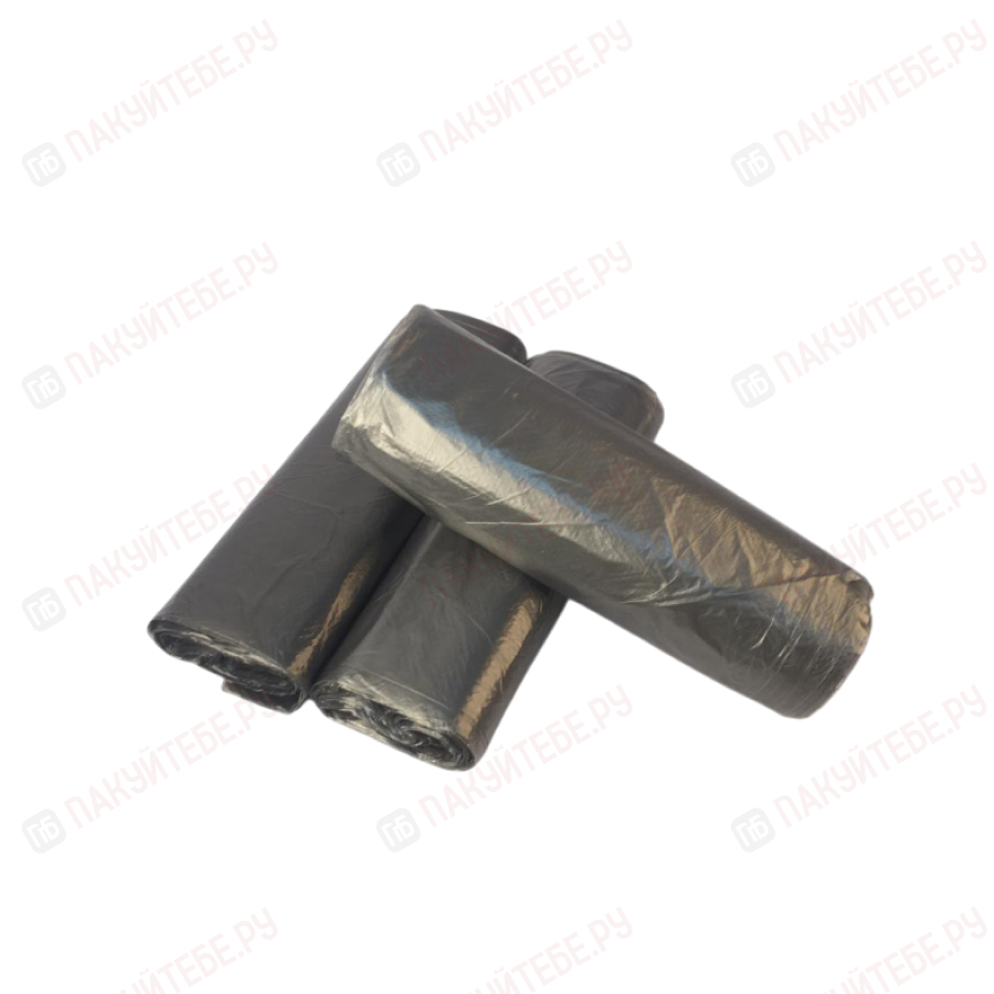 Пакеты для мусора (ПНД), 30л/20шт (7мкм, черный)