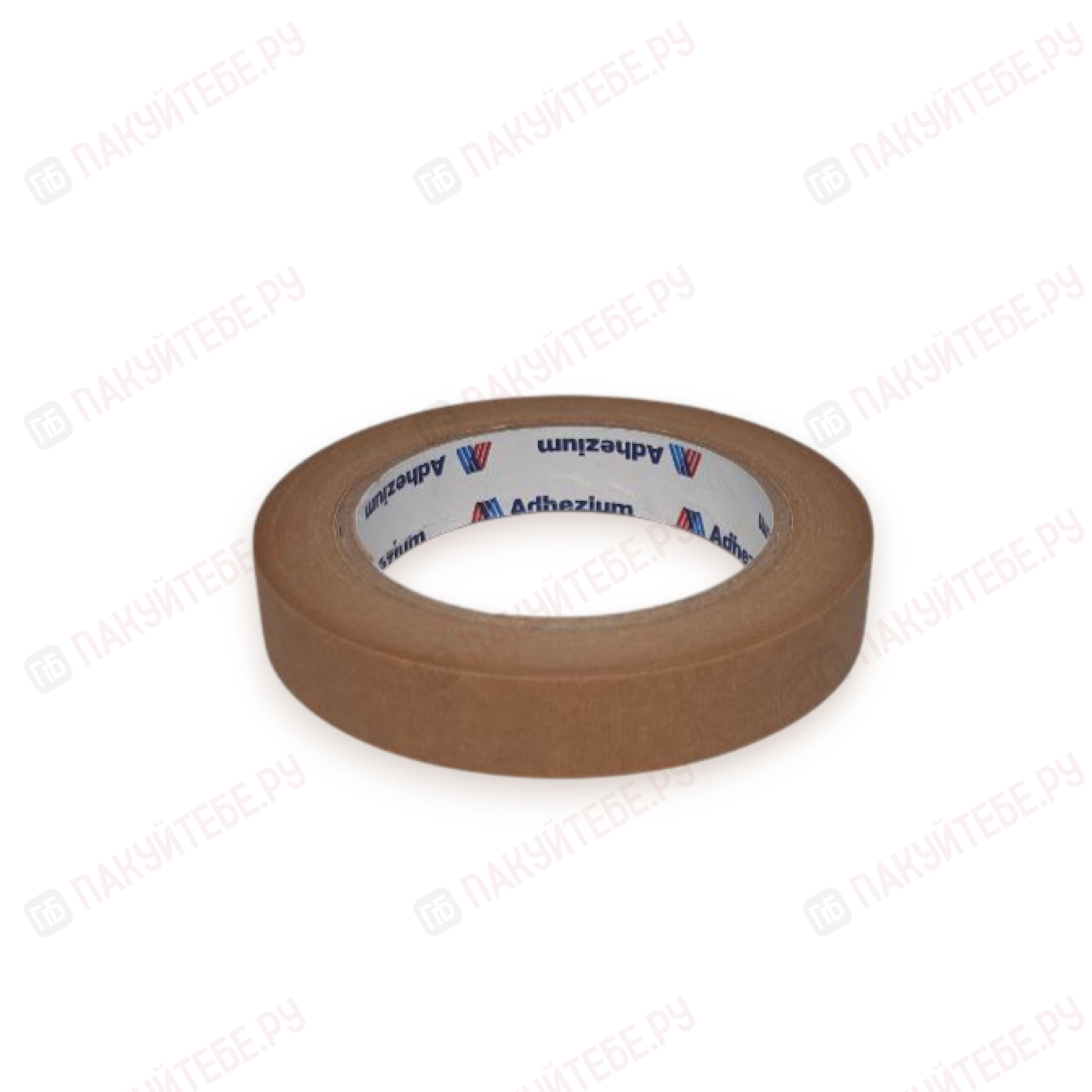 Малярная лента 19мм х 40м (коричневая, термостойкая)