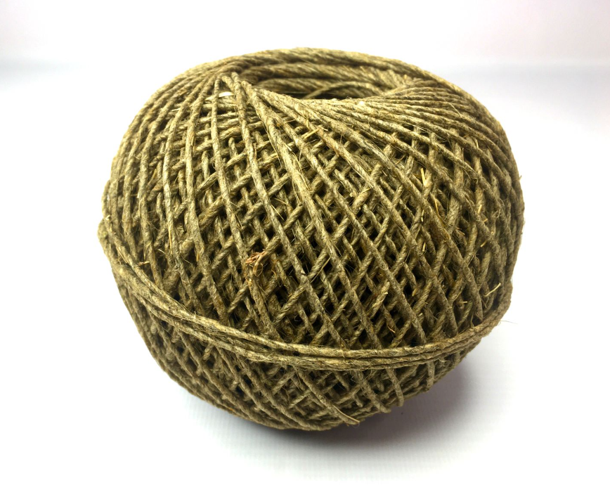 Нить льняная полированая d1,1 мм. 150 м.