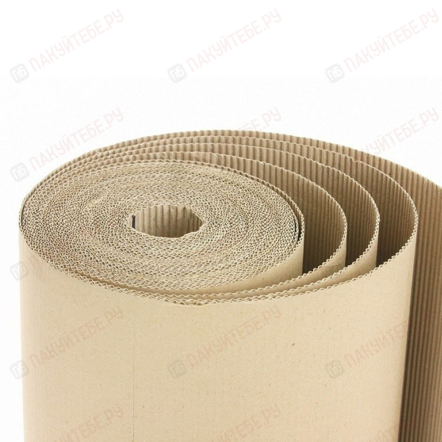 Гофрокартон двухслойный (д21), рулон 1,05м*50м