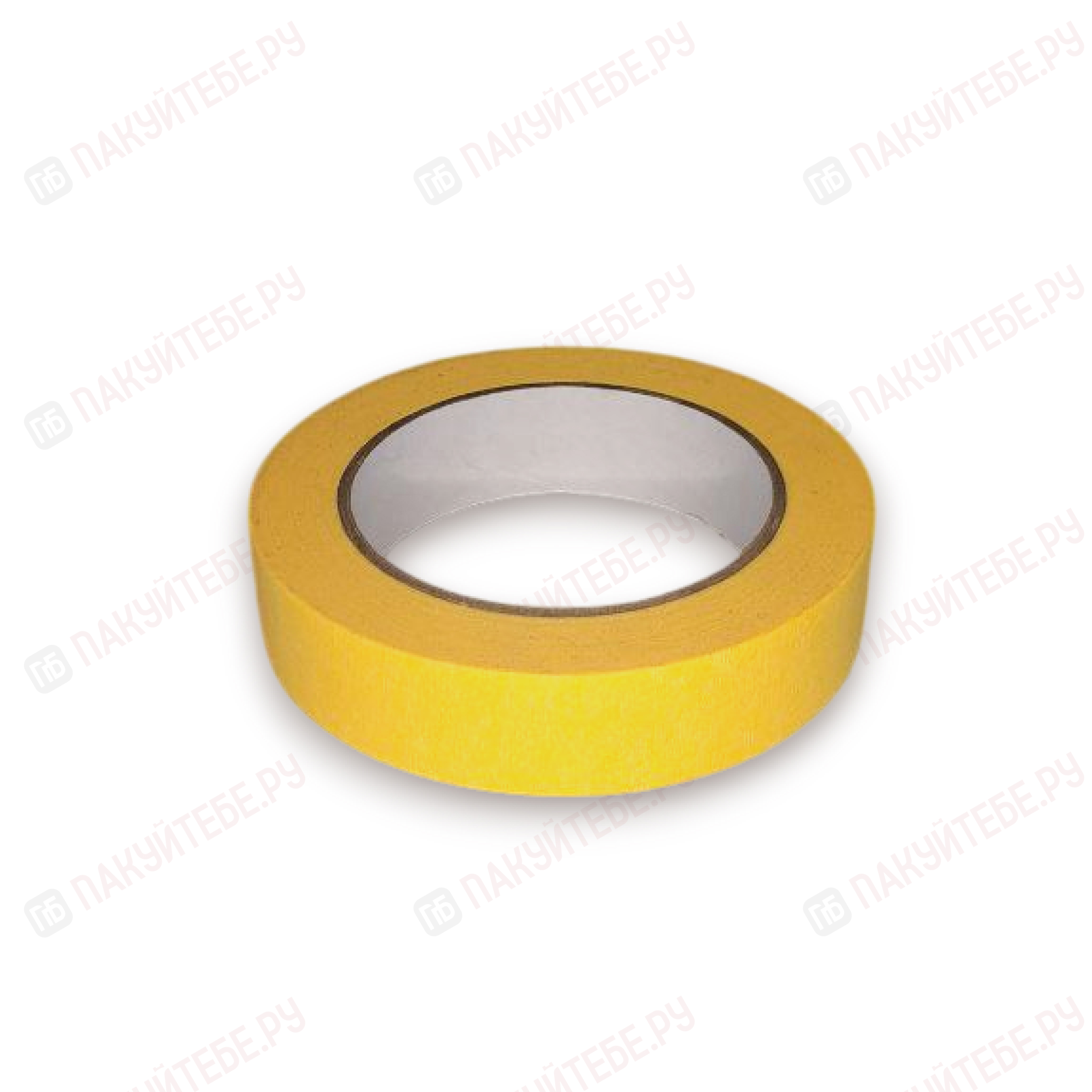 Малярная лента 25мм х 40м (желтая, термостойкая)