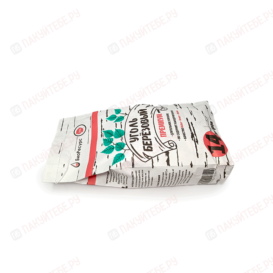 Уголь березовый, премиум, 14л