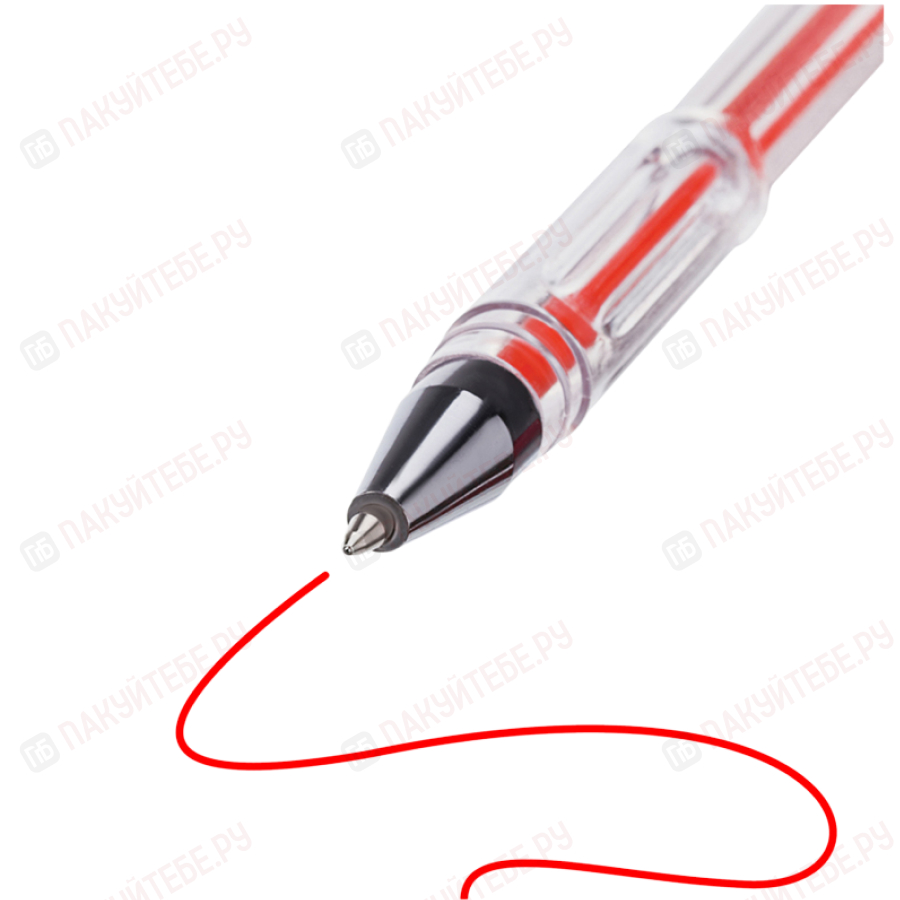 Ручка гелевая Office Space, красная (толщина 0,5мм)