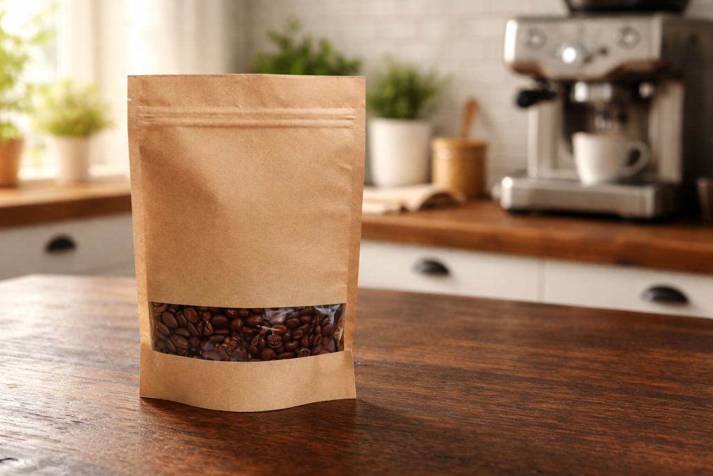 Крафтовый зип-пакет